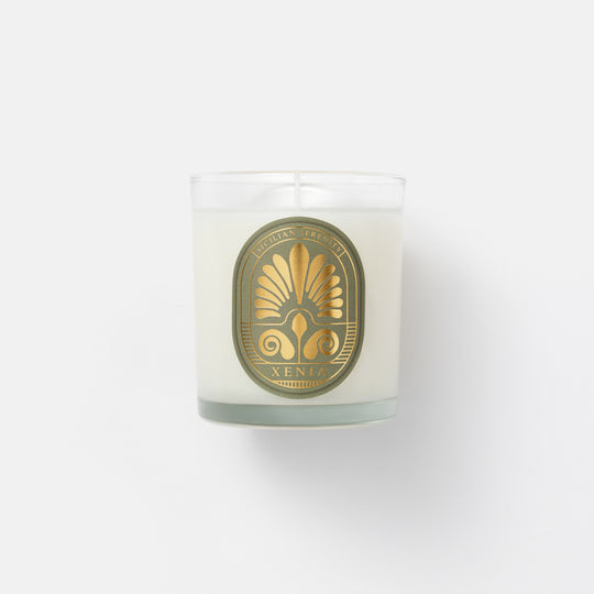 Soy candle in glass jar, Sicilian Serenity scent